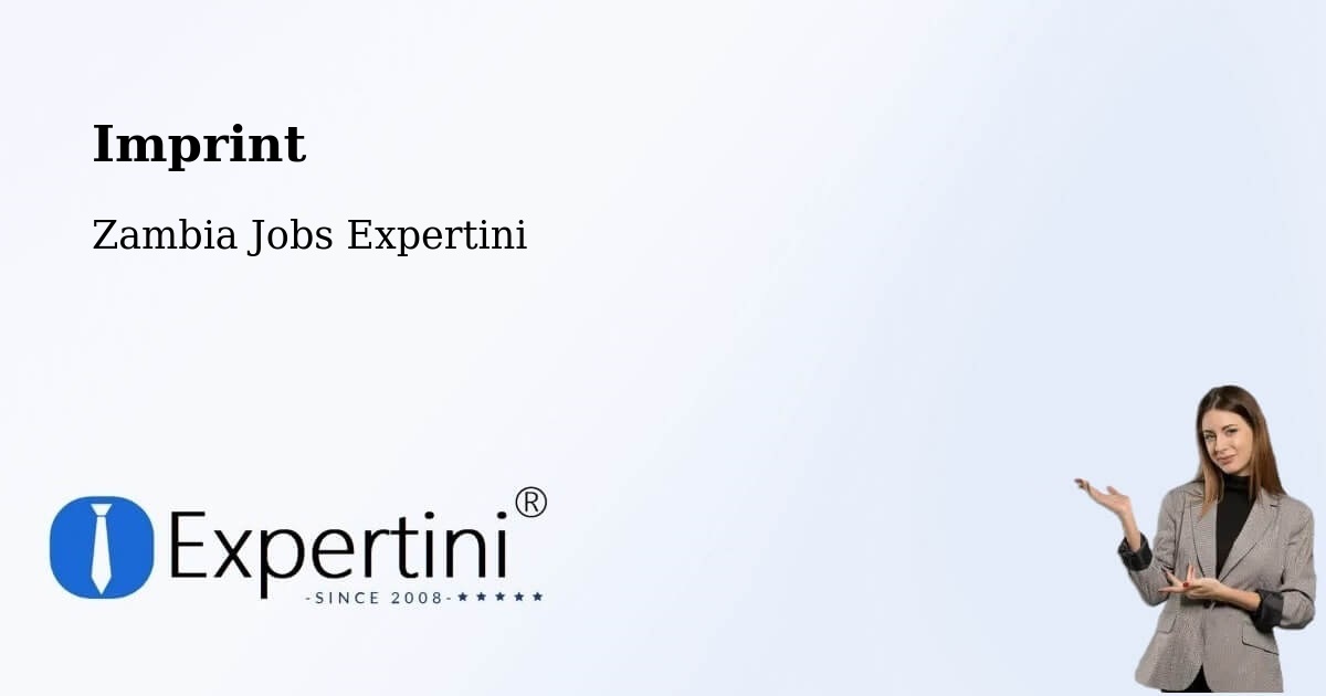 Imprint – Solwezi - Zambia Jobs Expertini
